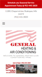 Mobile Screenshot of generalheatingacmn.com